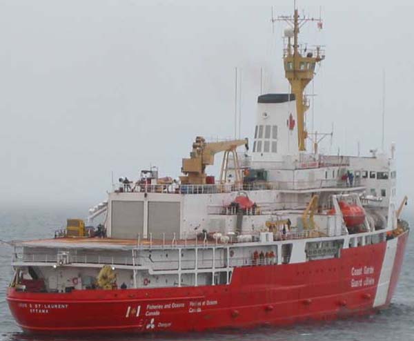 Stern-view of t heLouis St. Laurent