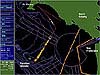 Map shows a wildlife transect