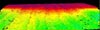 3-D multibeam image of the Westward view of “Forcepia-land” escarpment.