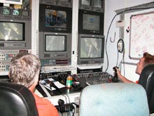 Making skilled maneuvers of the ROV during a dive