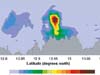 Location of hydrothermal vent fields