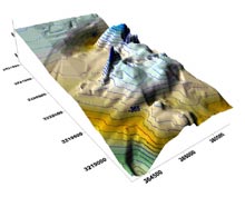  Bathymetry preliminary data for suggested dive sites were corals may be present