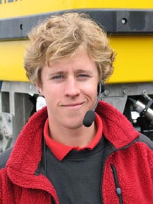 Todd Gregory, ROV Hercules pilot and member of the vehicle design team.