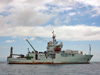 The R/V Thomas G. Thompson, measuring 274 ft in length and operating with a crew of 22.