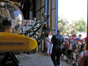 A group of Greek school children visit the science team while they prepare for the cruise.