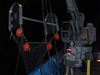 The ATLANTIS crew gently lifts the first beam trawl of the cruise from the water.