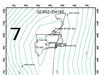 This map shows the ALVIN dive track along the seafloor.