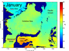 Sea surface temperatures movie