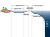 The zones profile of a typical coral reef.