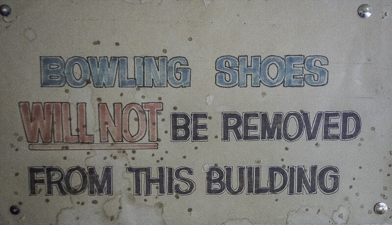 A sign that provide a glimpse in to the past at Midway Atoll.