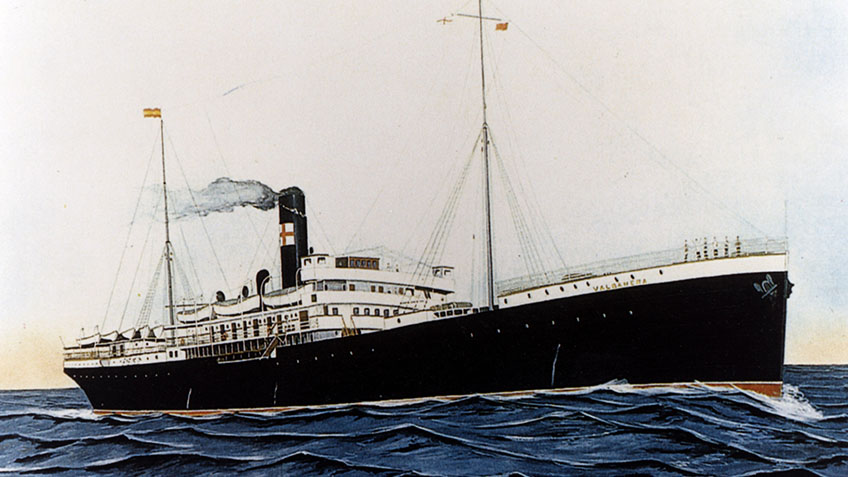 Pinillos Line steamship Valbanera believed sunk in the Quicksands.