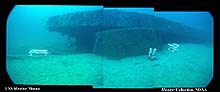 photomosaic of wreck