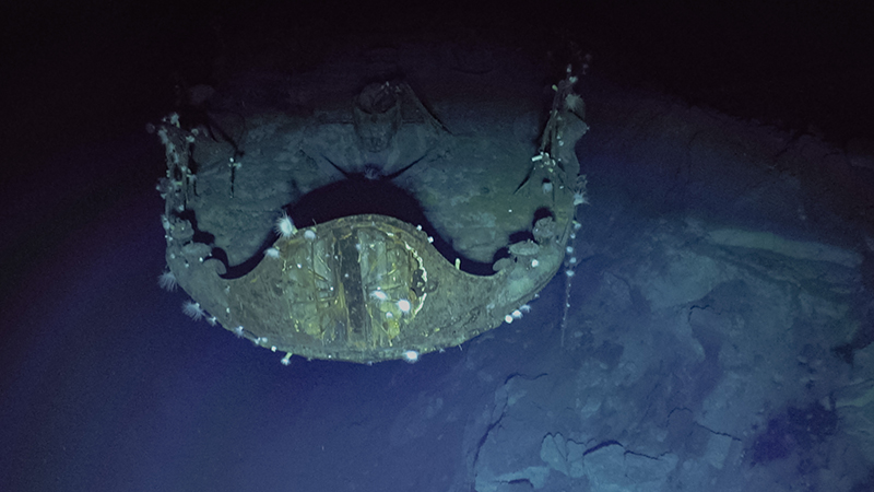 Akagi within Papahānaumokuākea Marine National Monument, where it sank during the Battle of Midway in 1942.