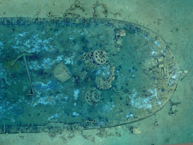 BOEM Wreck Site 15377 plan view.